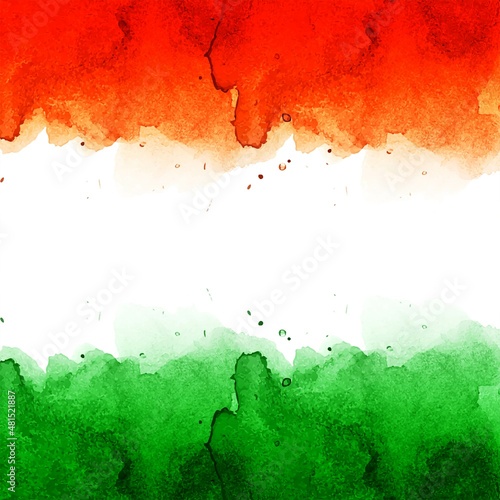 Beautiful tricolor indian flag theme texture design