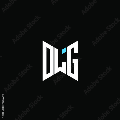 DLG letter logo creative design. DLG unique design