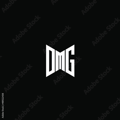 DMG letter logo creative design. DMG unique design photo