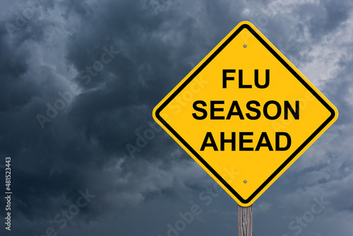 Flu Season Ahead Warning Sign