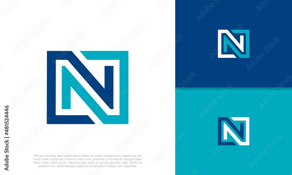 Initials N logo design. Initial Letter Logo. Initial Letter Logo. Innovative high tech logo template. Template label for blockchain technology. Initials N logo design. Initial Letter Logo. Initial Letter Logo. Innovative high tech logo template. Template label for blockchain technology.