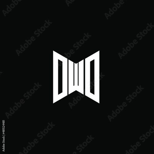 DWD letter logo creative design. DWD unique design