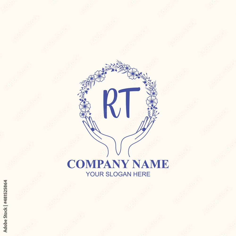 RT initial hand drawn wedding monogram logos RT initial hand drawn wedding monogram logos