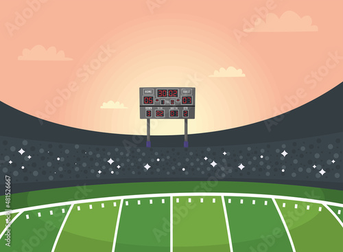 american football stadium