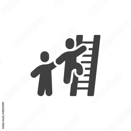 Personal Development Coaching vector icon
