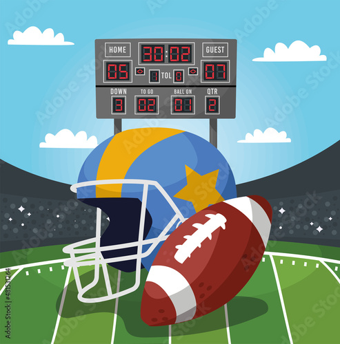 american football scene