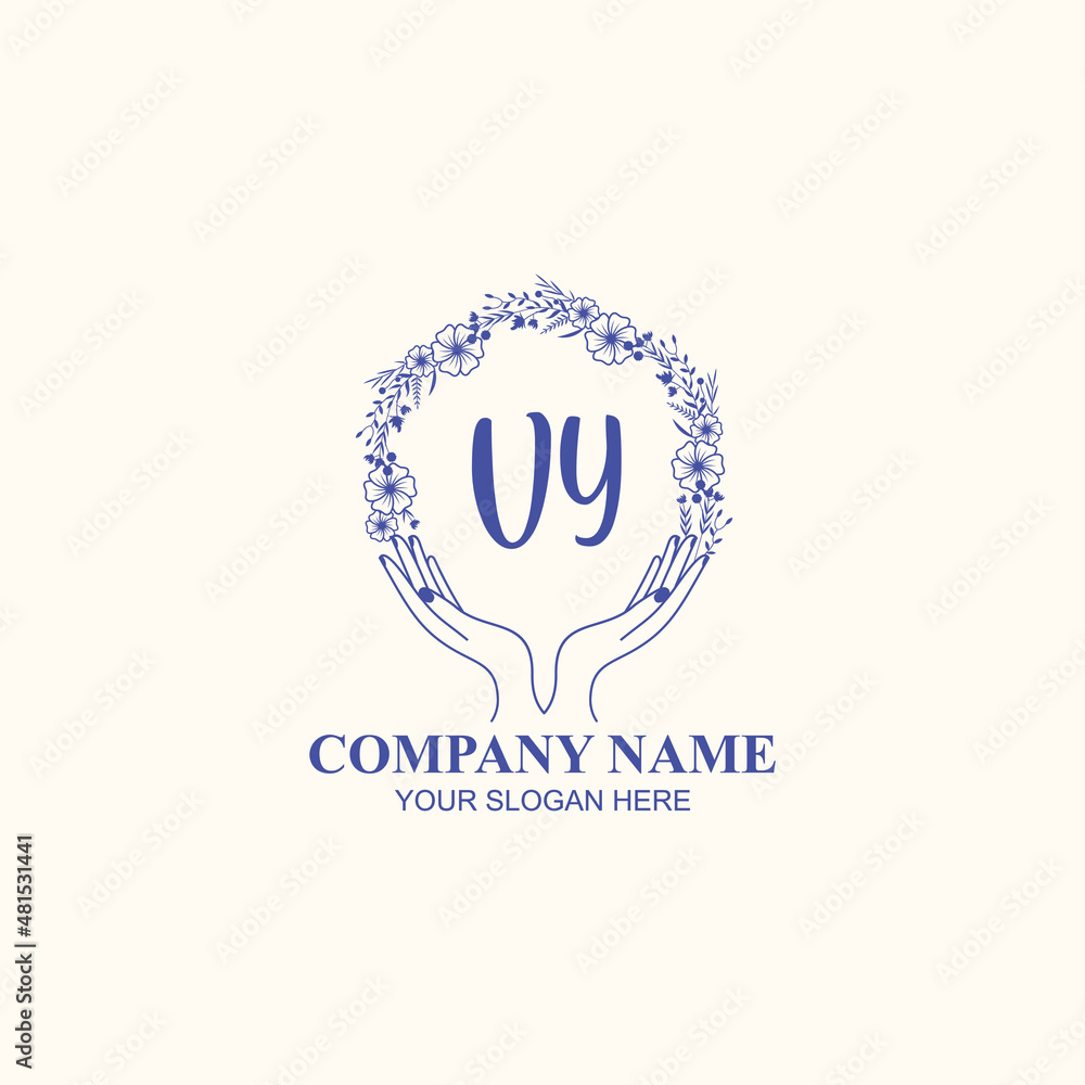 VY initial hand drawn wedding monogram logos VY initial hand drawn wedding monogram logos