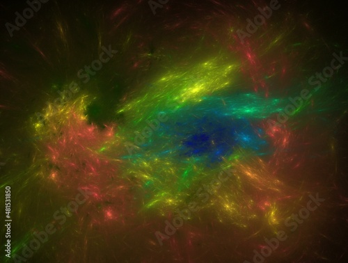 Imaginatory fractal abstract background Image