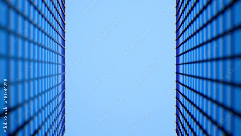 Airplane Flies Over Buildings 3d Animation 4k, Ultra HD Airplane Flies Over Buildings 3d Animation 4k, Ultra HD