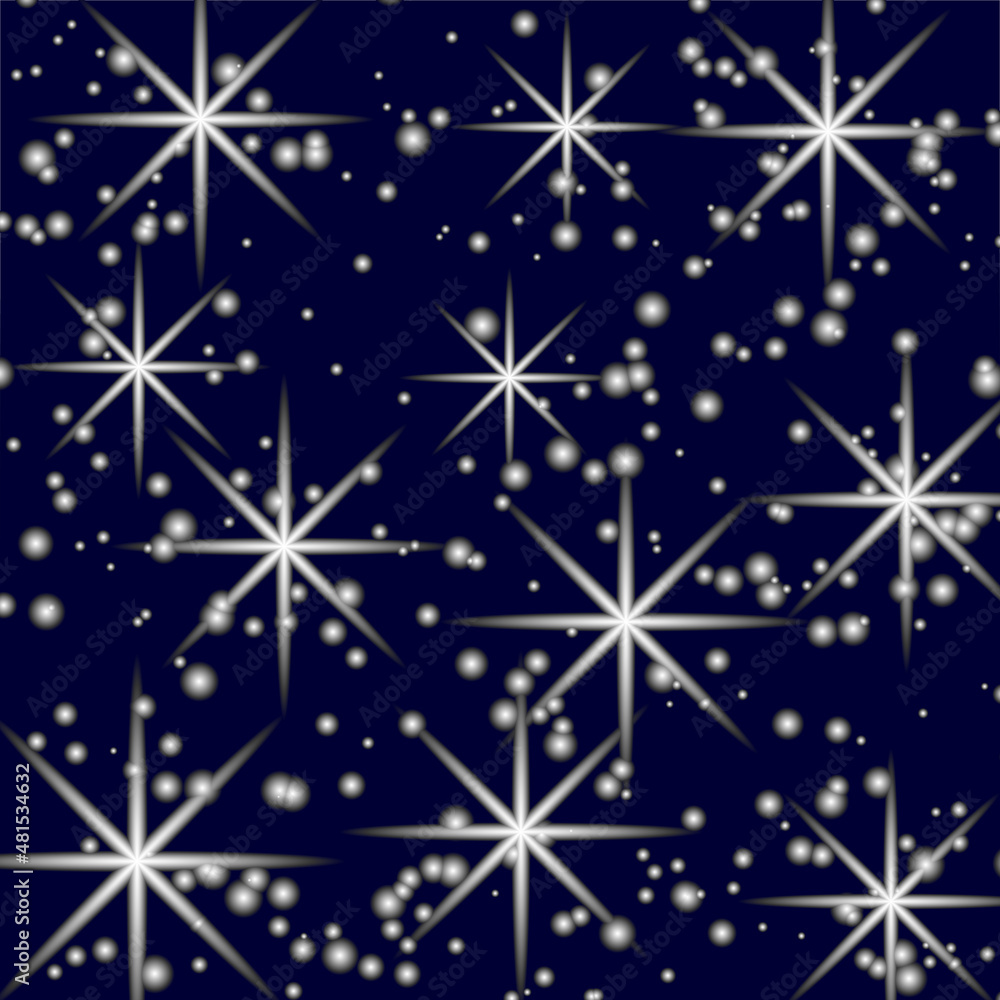 Blue starry sky Blue starry sky