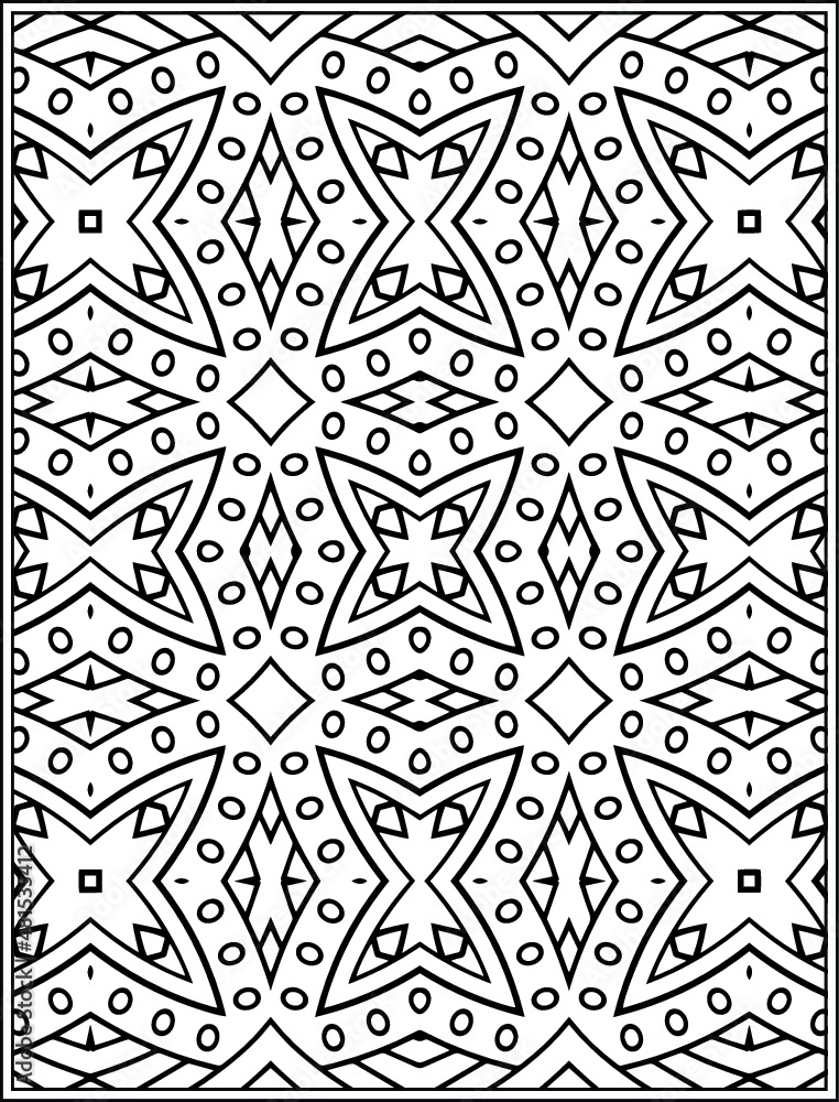 Coloring book coloring page kdp interior Premium Vector Stock Vector ...