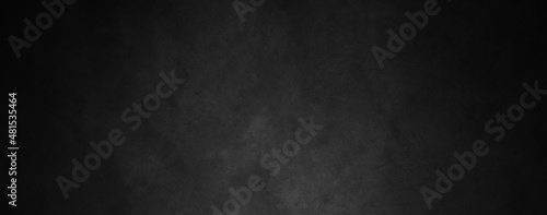    black wall texture for background, dark concrete or cement floor old black with elegant vintage distressed grunge texture and dark gray charcoal color