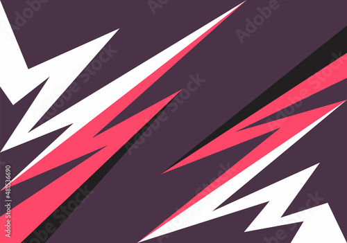 Simple background with gradient color zigzag pattern and some copy space area 