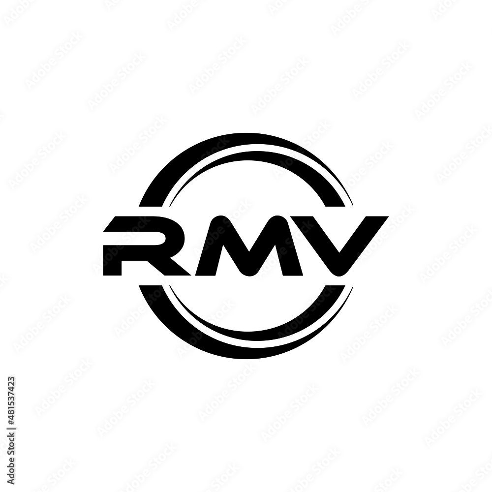 RMV letter logo design with white background in illustrator, vector logo modern alphabet font overlap style. calligraphy designs for logo, Poster, Invitation, etc. RMV letter logo design with white background in illustrator, vector logo modern alphabet font overlap style. calligraphy designs for logo, Poster, Invitation, etc.