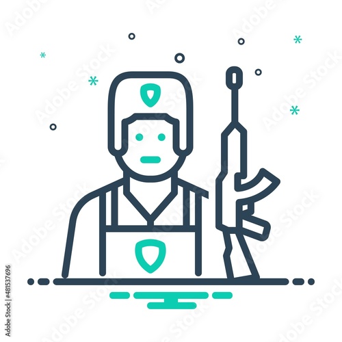 Mix icon for soldiers