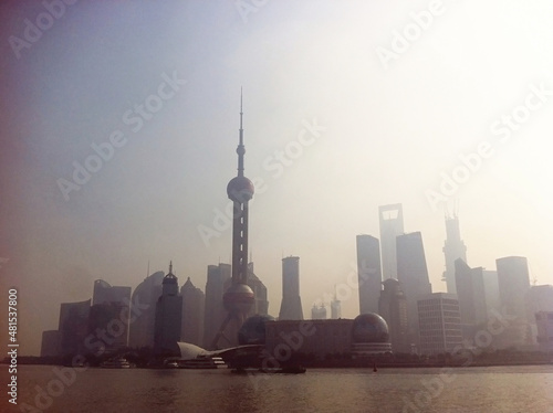 Panoramic view on the main Shanghai district