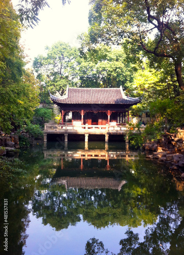 Chinese garden with pavilion © GaøTier