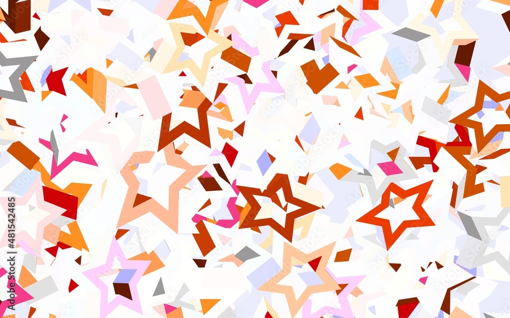 Light Brown vector texture with beautiful stars. Light Brown vector texture with beautiful stars.