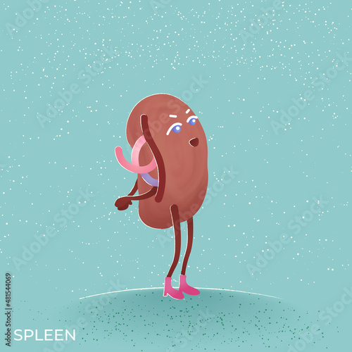 funny illustrations anatomical image of human organs