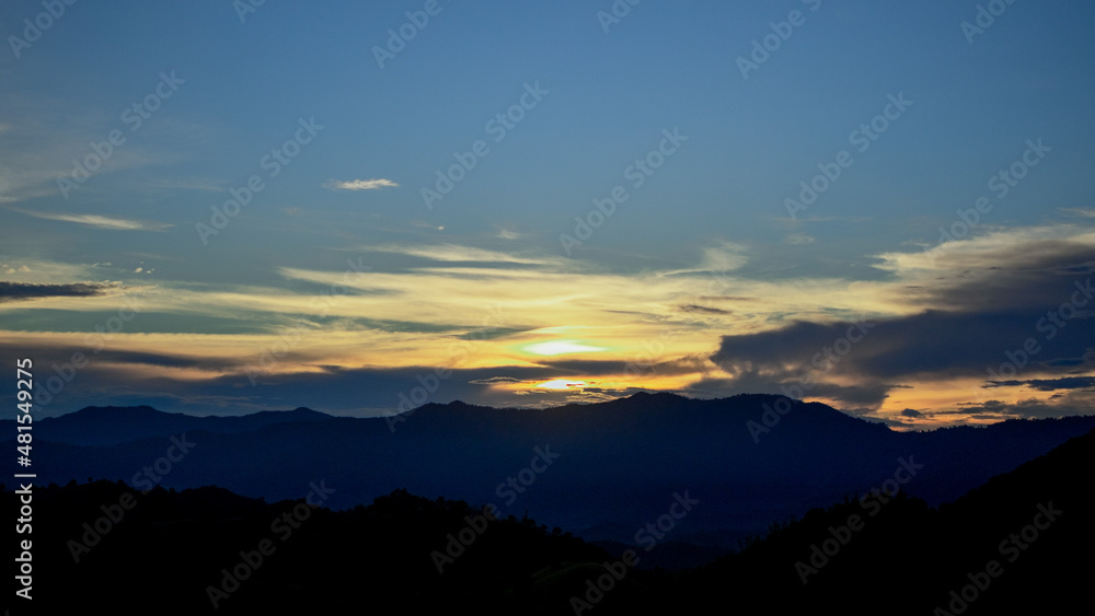 Nature background on a hill in the countryside. Nature background on a hill in the countryside.