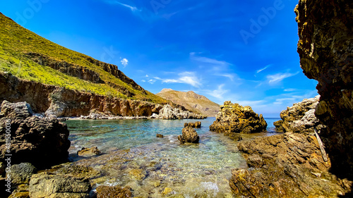 Sicily coast, Zingaro Nature Reserve in San Vito Lo Capo, Italy