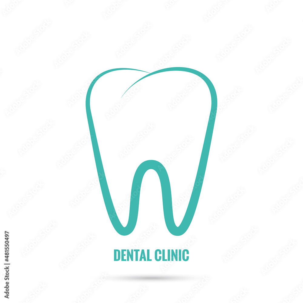 Vector tooth logo. Vector tooth logo.