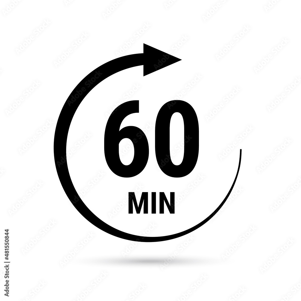 Isolated illustration with timer. Isolated illustration with timer.