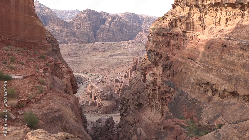 High Place of Sacrifice Trail in Petra - Jordan, World Heritage Site High Place of Sacrifice Trail in Petra - Jordan, World Heritage Site