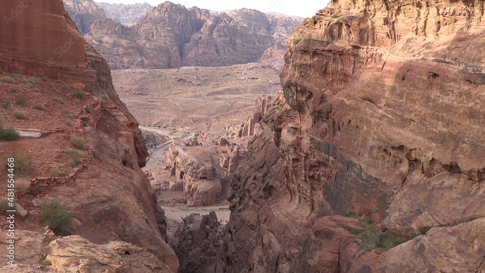 High Place of Sacrifice Trail in Petra - Jordan, World Heritage Site High Place of Sacrifice Trail in Petra - Jordan, World Heritage Site