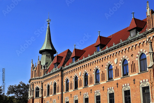 Wawel cathedral, chapel tower and fortress, Poland, Krakow