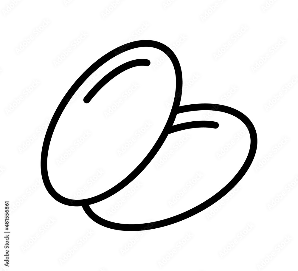 Vitamin nutrition flat line icon. Healthy food supplement - Vitamin, Mineral supplement, Pill. Outline sign for mobile concept and web design, store Vitamin nutrition flat line icon. Healthy food supplement - Vitamin, Mineral supplement, Pill. Outline sign for mobile concept and web design, store