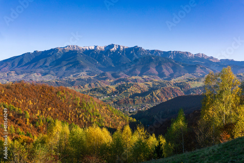 Autumn landscape in the carpathians