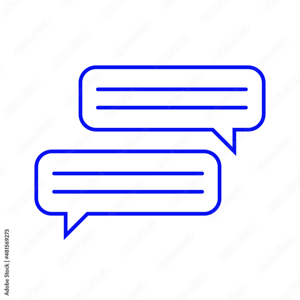 Bubble chat icon Bubble chat icon