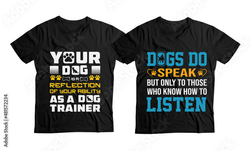 Dogs do speak, but only to those who know how to listen, Funny  dog lover t-shirt