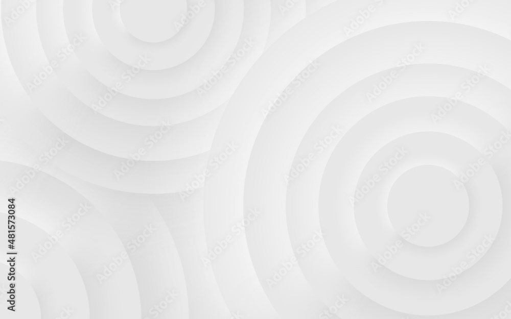 Obraz premium Background with diverging circles in neomorphism style