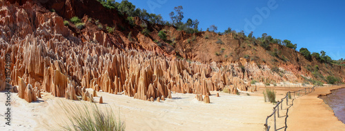 The Tsingy Rouge (Red Tsingy) in the region of Diana in northern Madagascar. photo