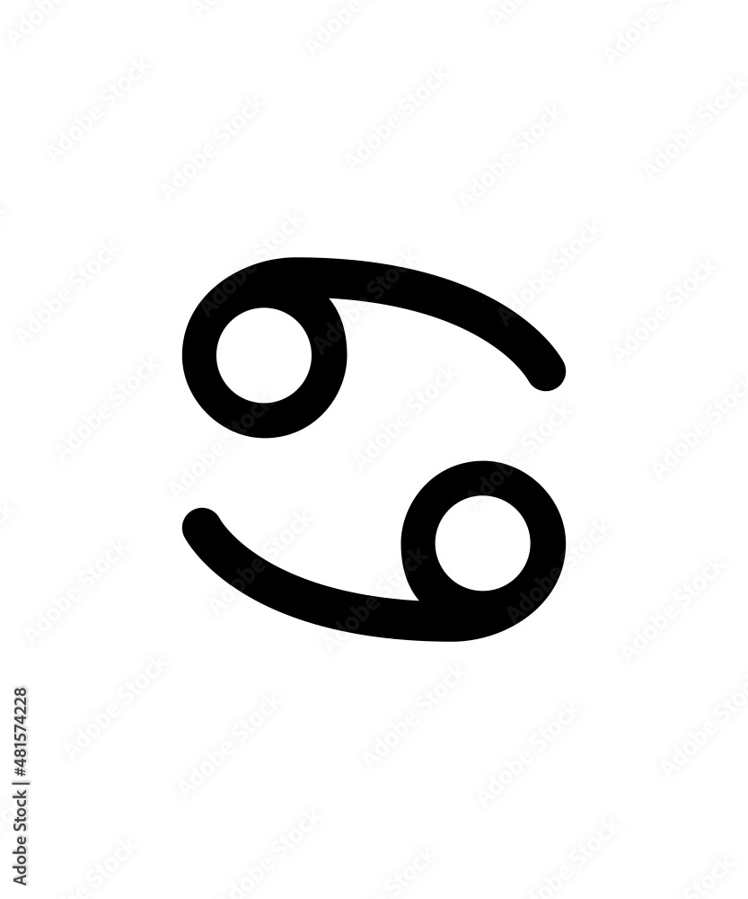 Zodiac Cancer Vector, Cancer Icon Zodiac Cancer Vector, Cancer Icon