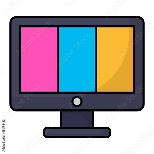 Game Power Line Concept, Available Health Bar and Weapons Vector Icon Design, E-sports or mind sport Symbol, Digital sports Equipment Sign, Video games hardware Stock illustration