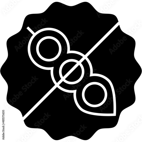 Iconos de menú de alérgenos alimentarios en círculos. Iconos blancos de alérgenos alimentarios en círculos negros. Habas de soja alergia iconos vectoriales.