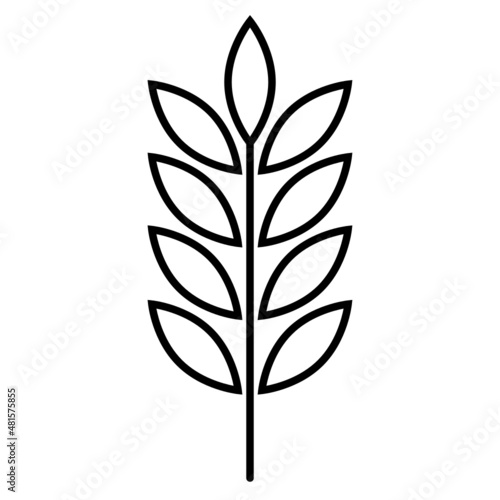 Iconos de menú de alérgenos alimentarios en círculos. Iconos blancos de alérgenos alimentarios en círculos negros. Gluten, trigo, cereal alergia iconos vectoriales.