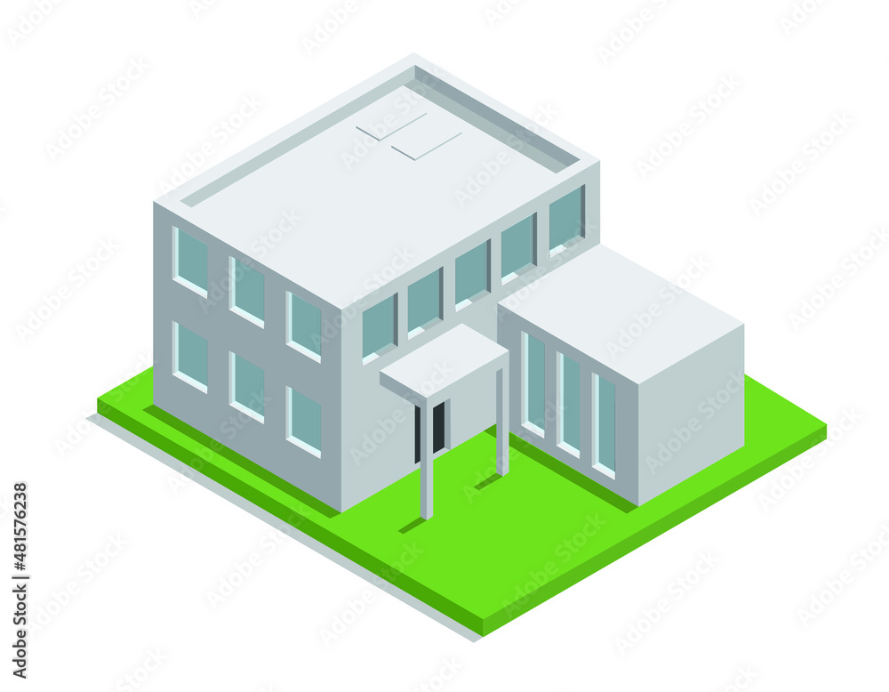 isometric industrial building architecture vector illustration. factory house isolated 3d graphic for infographics about production isometric industrial building architecture vector illustration. factory house isolated 3d graphic for infographics about production