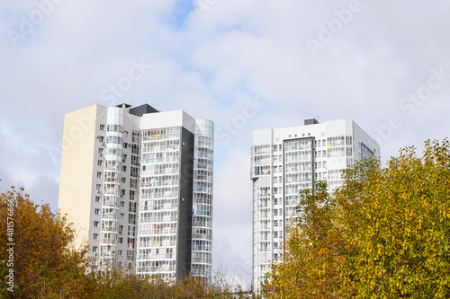 Construction of high monolithic frame buildings made of reinforced concrete. Prefabricated apartment buildings from the developer in the city of Perm