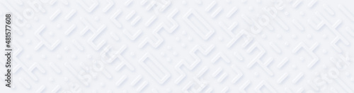 White lactic geometric universal background.  Abstract elegant seamless patte...