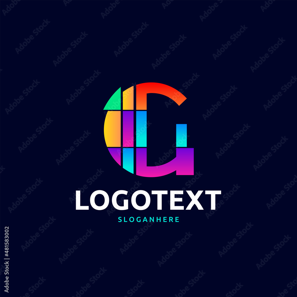 Fototapeta premium letter G logo