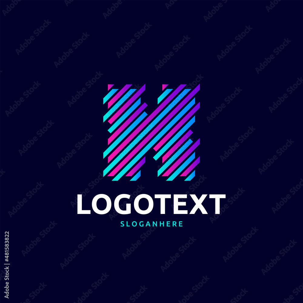 Fototapeta premium letter X logo
