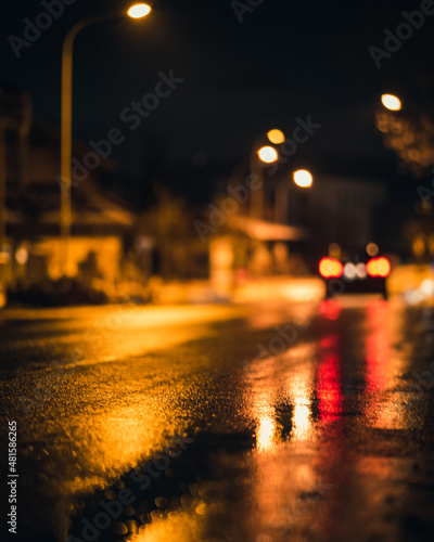 car night reflection