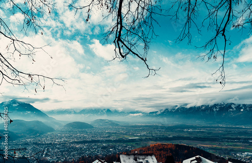 landscape in the mountains