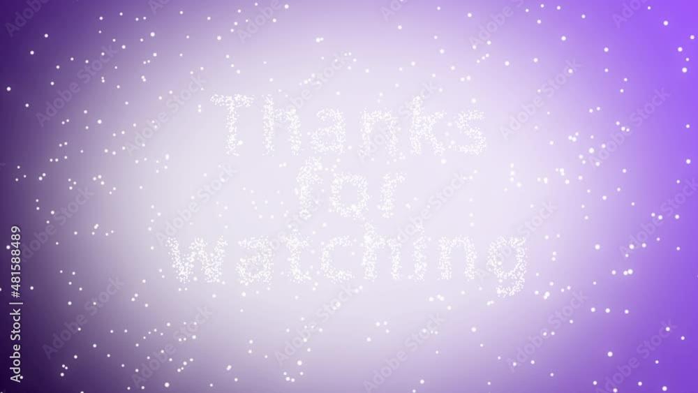 Thanks for watching Animated Typography. Word Reveal with blowing white dust particles. 4k. Thanks for watching Animated Typography. Word Reveal with blowing white dust particles. 4k.