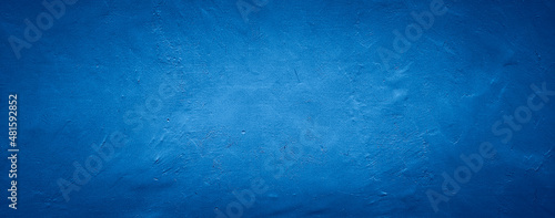 old blue abstract cement concrete wall texture background