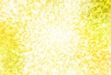 Light Yellow vector triangle mosaic texture.